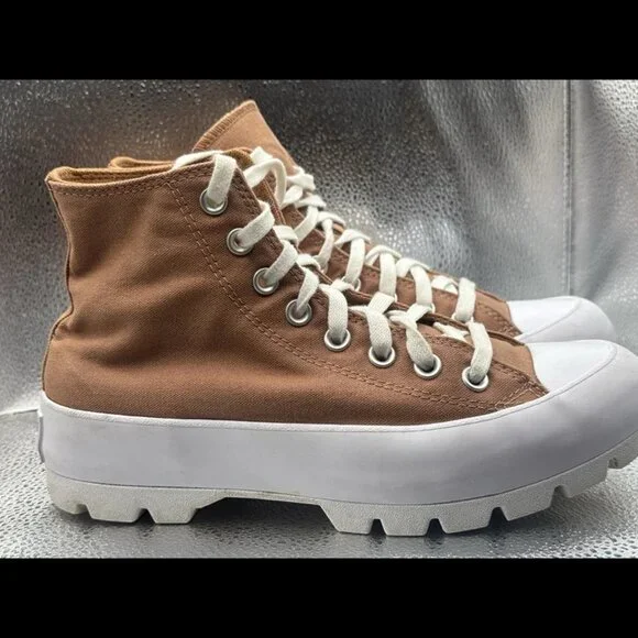 Size 8.5 - Converse Chuck Taylor All Star Lugged Mineral Clay‎ A02565C Women's - Picture 3 of 12
